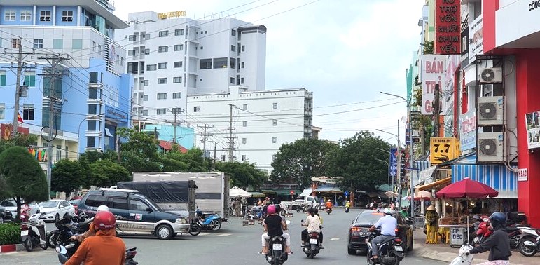 Một góc Phường 3, thành phố Bạc Liêu, tỉnh Bạc Liêu hiện hữu chưa sắp xếp đơn vị hành chính. Ảnh: Nhật Hồ