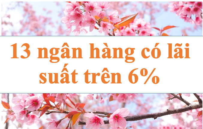 Lãi suất ngân hàng liên tục tăng, 13 ngân hàng có lãi suất trên 6%. Ảnh minh họa: Hà Vy