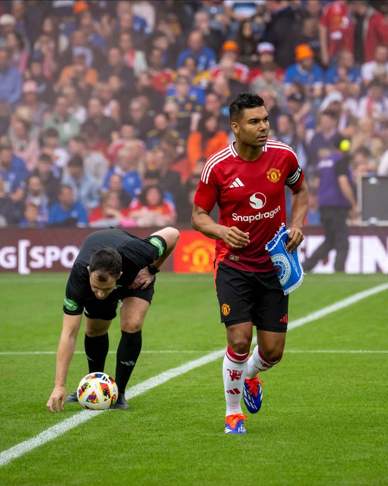 Casemiro is trusted to wear the captain's armband for Man United despite being the worst performer on the field. Photo: Manchester United