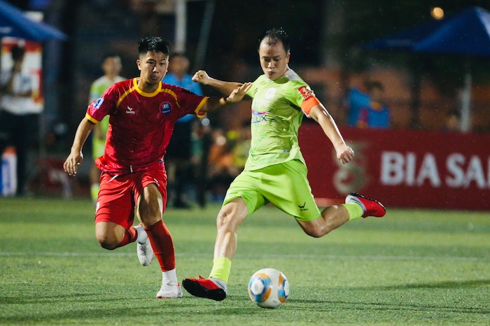 Dai Tu defeated Viet Phuong Dong to win the national 7-a-side football championship - Northern region. Photo: HPL