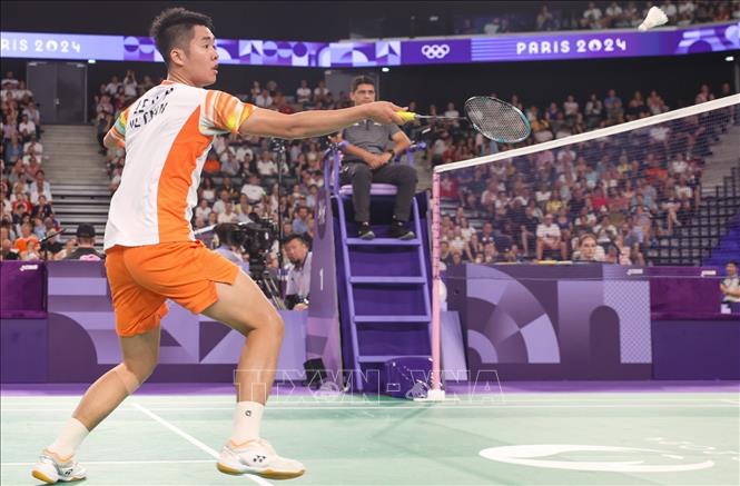 Lê Đức Phát thắng trận đầu tiên tại Olympic 2024. Ảnh: TTXVN