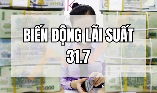 Biến động lãi suất 31.7: Tăng lãi liên tiếp, vượt ngưỡng 6%. Ảnh: Huyền Mai.