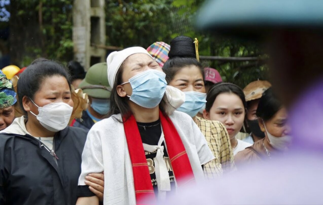 Mourning covers the poor countryside in the remote region. Photo: Van Thanh Chuong