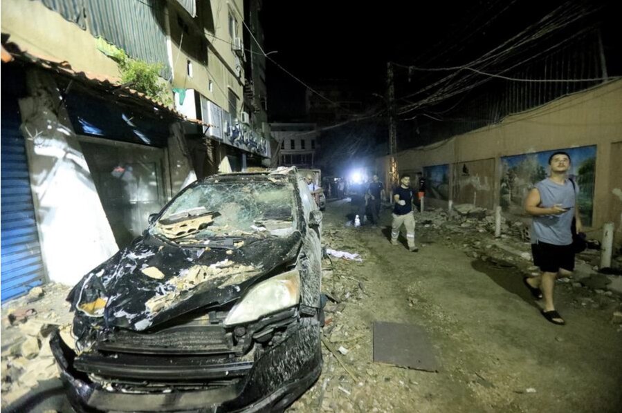 Israel xác nhận cuộc tấn công vào Beirut (Lebanon) hôm 30.7. Ảnh: Xinhua