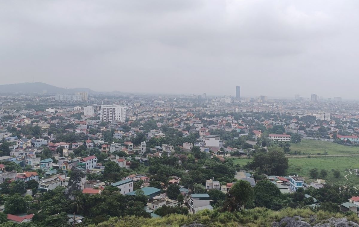 After merging Dong Son district into City. Thanh Hoa will be named City. Thanh Hoa. Photo of Quach Du (taken from above in Thanh Hoa City).