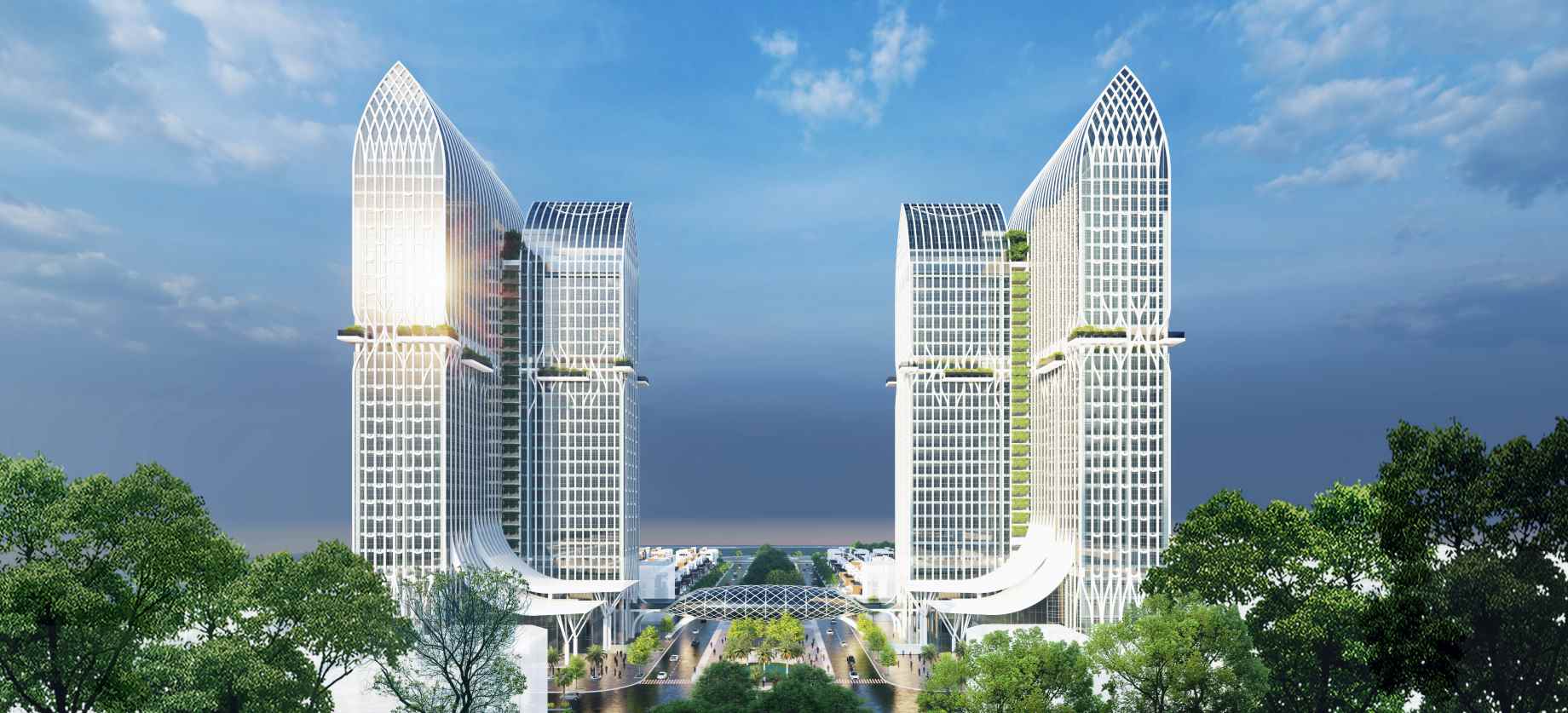 Perspective of The Terra project - Bac Giang. Image: