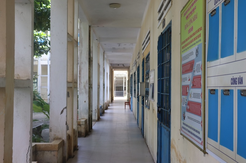 Phan Thanh Tai High School is located in Hoa Chau commune, Hoa Vang district, established in 2002 with 4 blocks of 2-storey buildings.