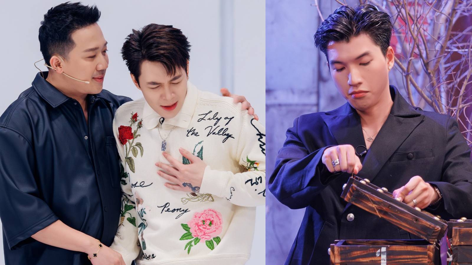 Anh Tú Atus và HIEUTHUHAI trong tập 6 "Anh trai say hi". Ảnh: Nhà sản xuất