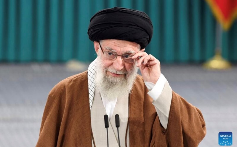 Đại giáo chủ Iran Ali Khamenei. Ảnh: Xinhua