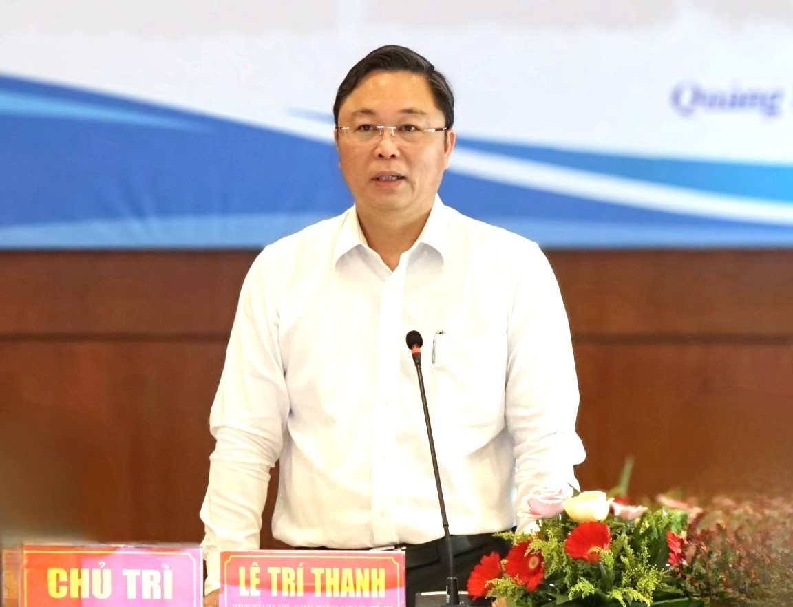 Nguyên Chủ tịch UBND tỉnh quảng Nam Lê Trí Thanh được giới thiệu ứng cử Chủ tịch UBMTTQVN tỉnh. Ảnh Hoàng Bin