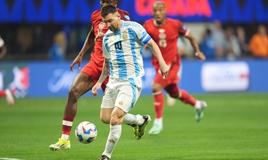 Argentina và Messi bước vào tứ kết Copa America. Ảnh: AFA
