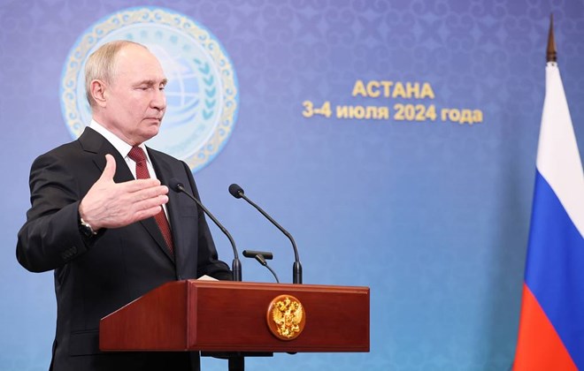 Tổng thống Nga Putin nêu điều kiện ngừng bắn ở Ukraina