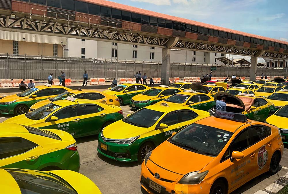 Xe taxi ở Thái Lan. Ảnh: Nhân vật cung cấp