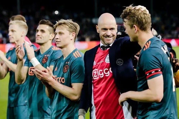 Bên cạnh De Jong, De Ligt là ngôi sao sáng giá nhất của thế hệ Ajax 2019 dưới thời Ten Hag. Ảnh: AFP