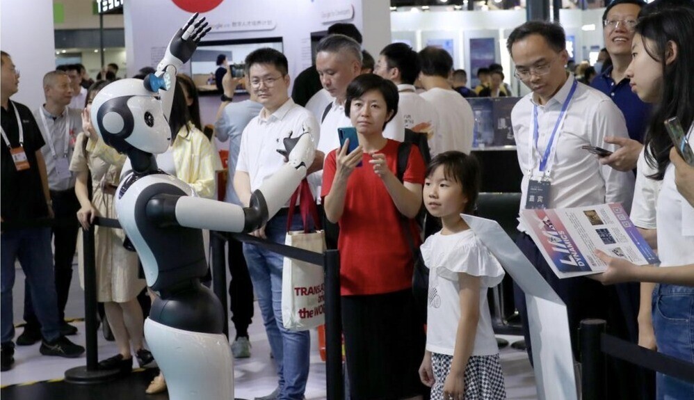 Nhiều robot đặc sắc đã xuất hiện tại Hội nghị AI Thế giới tại Thượng Hải, Trung Quốc. Ảnh: Xinhua