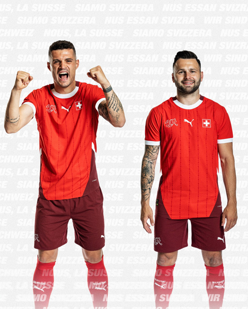 Granit Xhaka là đầu tàu của đội tuyển Thụy Sĩ tại EURO 2024. Ảnh: Liên đoàn bóng đá Thụy Sĩ