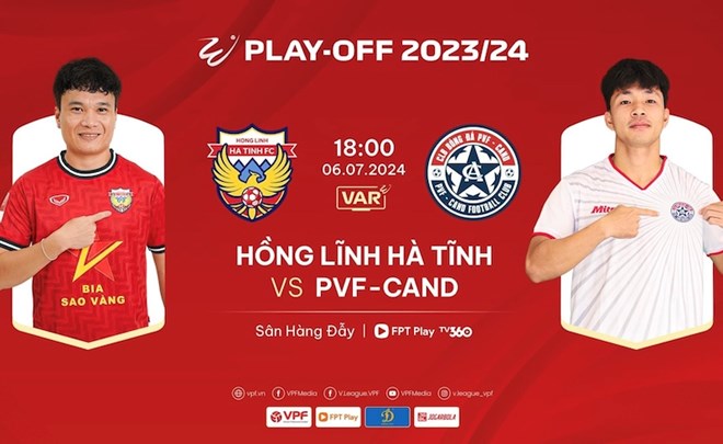 Link xem trực tiếp bóng đá PVF-CAND vs Hồng Lĩnh Hà Tĩnh, play-off V.League