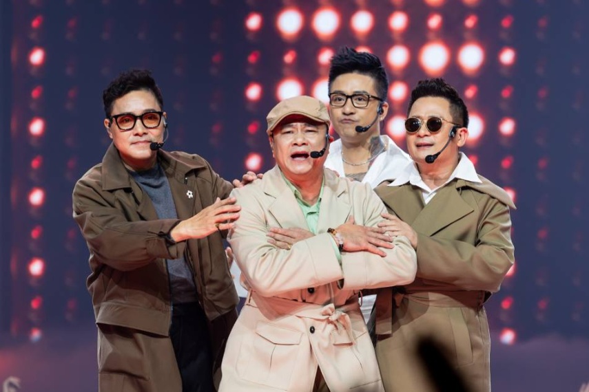 Tự Long tại chương trình Anh trai vượt ngàn chông gai. Ảnh: Nhà sản xuất