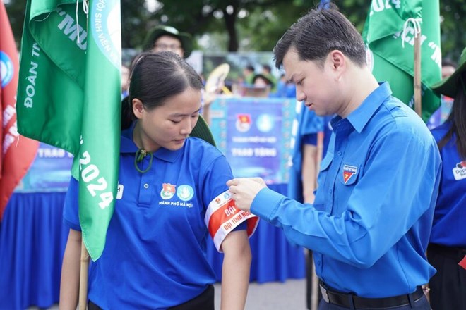 Hơn 16.000 tình nguyện viên Thủ đô tham gia Chiến dịch Mùa hè xanh