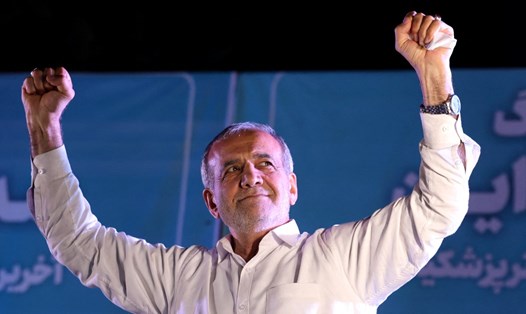 Ông Masoud Pezeshkian đắc cử tổng thống Iran. Ảnh: AFP