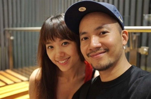 Hari Won và Tiến Đạt thời còn hẹn hò. Ảnh: Chụp màn hình