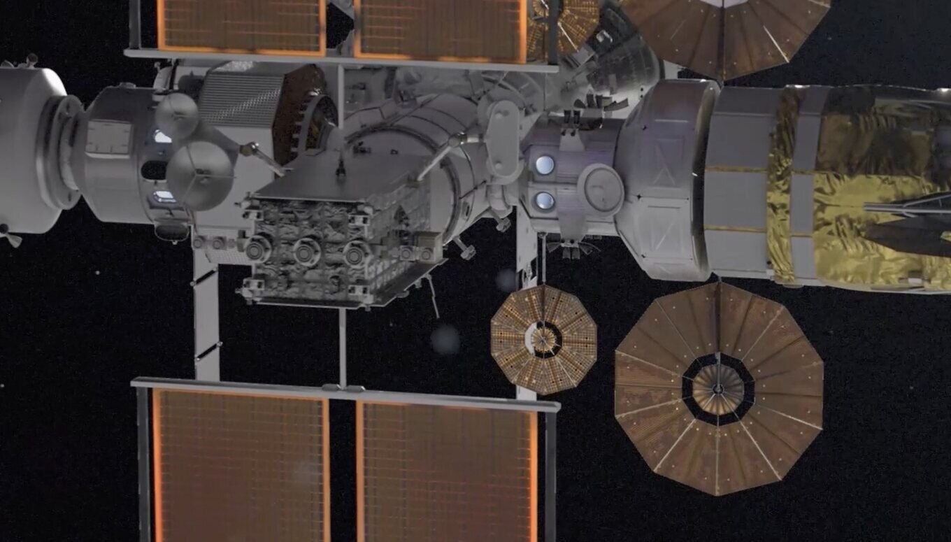 Mẫu thiết kế Trạm vũ trụ Mặt trăng Gateway. Ảnh: NASA