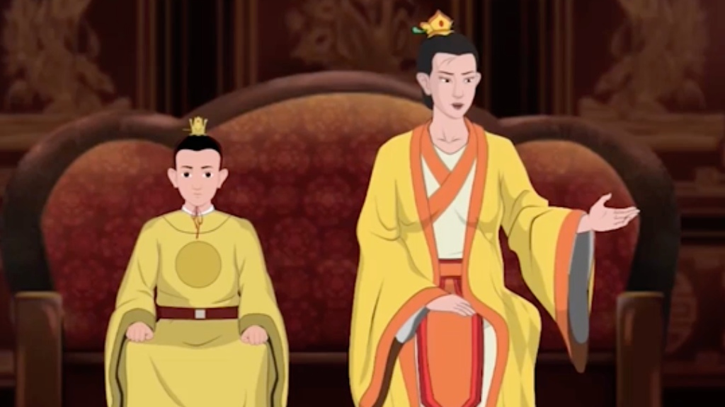 Phim hoạt hình "Khát vọng non sông" làm về thời vua Lê Nhân Tông. Ảnh: Cắt từ phim