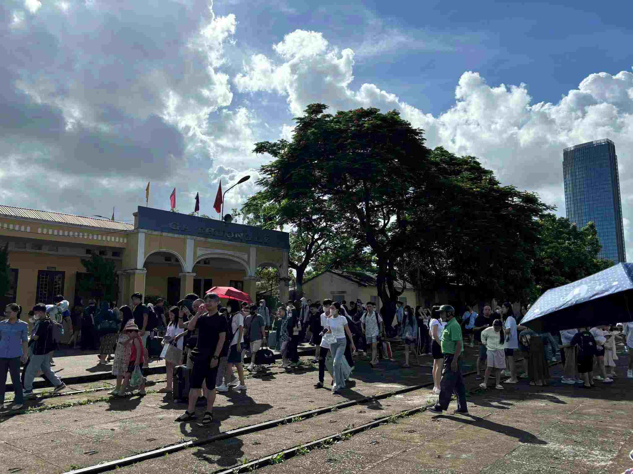 Sau sự cố đường ray, tàu hỏa Hải Phòng hoạt động trở lại. Ảnh: Chi nhánh vận tải đường sắt Hải Phòng