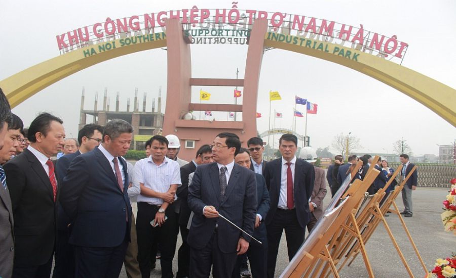 Khu công nghiệp hỗ trợ Nam Hà Nội - HANSSIP kỳ vọng vào làn sóng mới bất động sản công nghiệp. Ảnh: Phương Anh