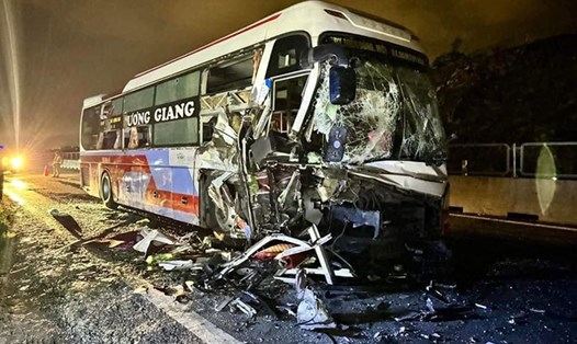 Hiện trường một vụ tai nạn giao thông. Ảnh: Cục CSGT