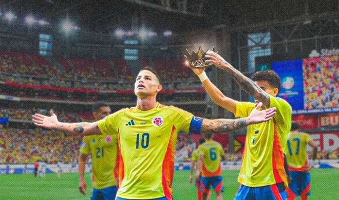 James Rodriguez inspires Colombia at Copa America 2024