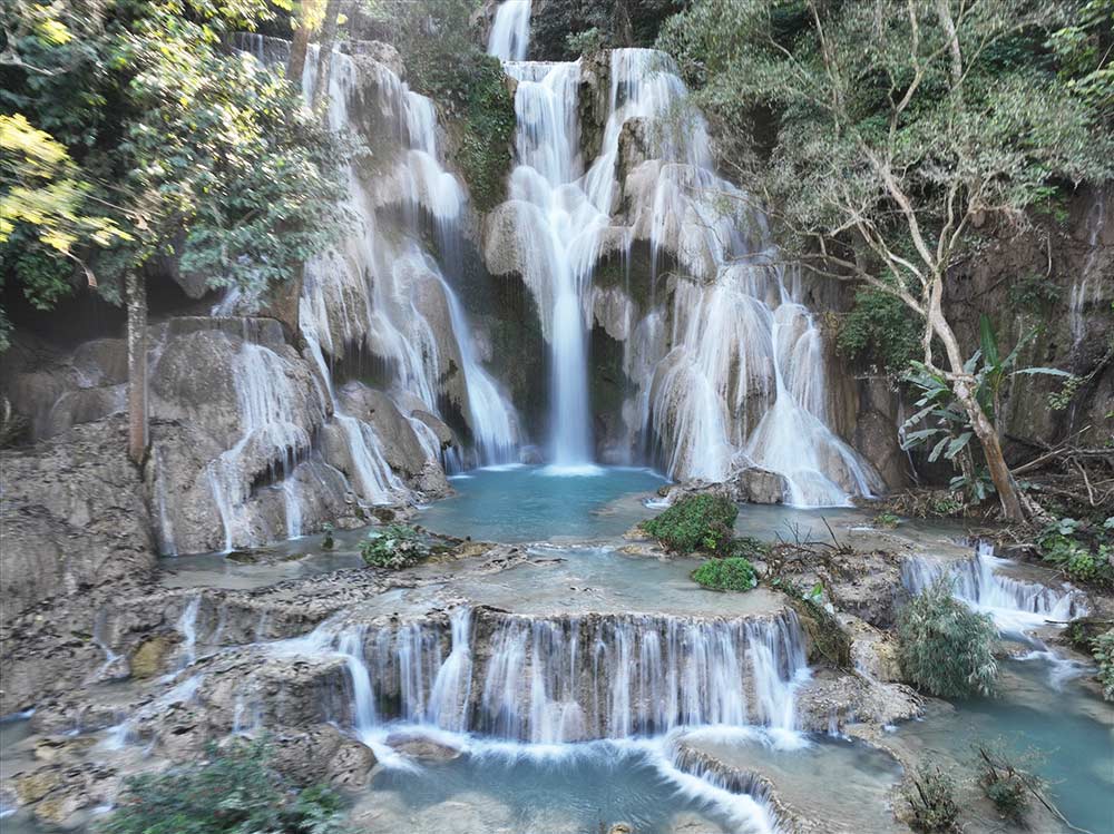 Kuang Si Waterfall. Photo: Hoang Bao Long