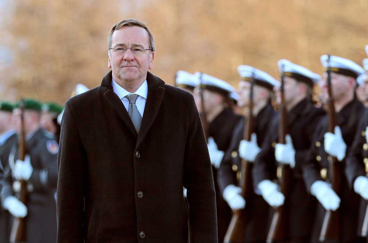 Bộ trưởng Quốc phòng Đức Boris Pistorius. Ảnh: Bộ Quốc phòng Đức