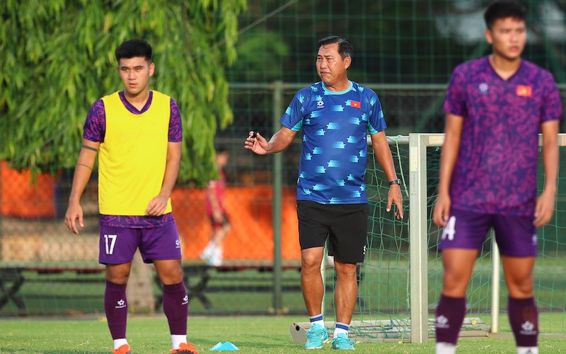 U19 Việt Nam chuẩn bị tham dự giải U19 Đông Nam Á 2024. Ảnh: VFF