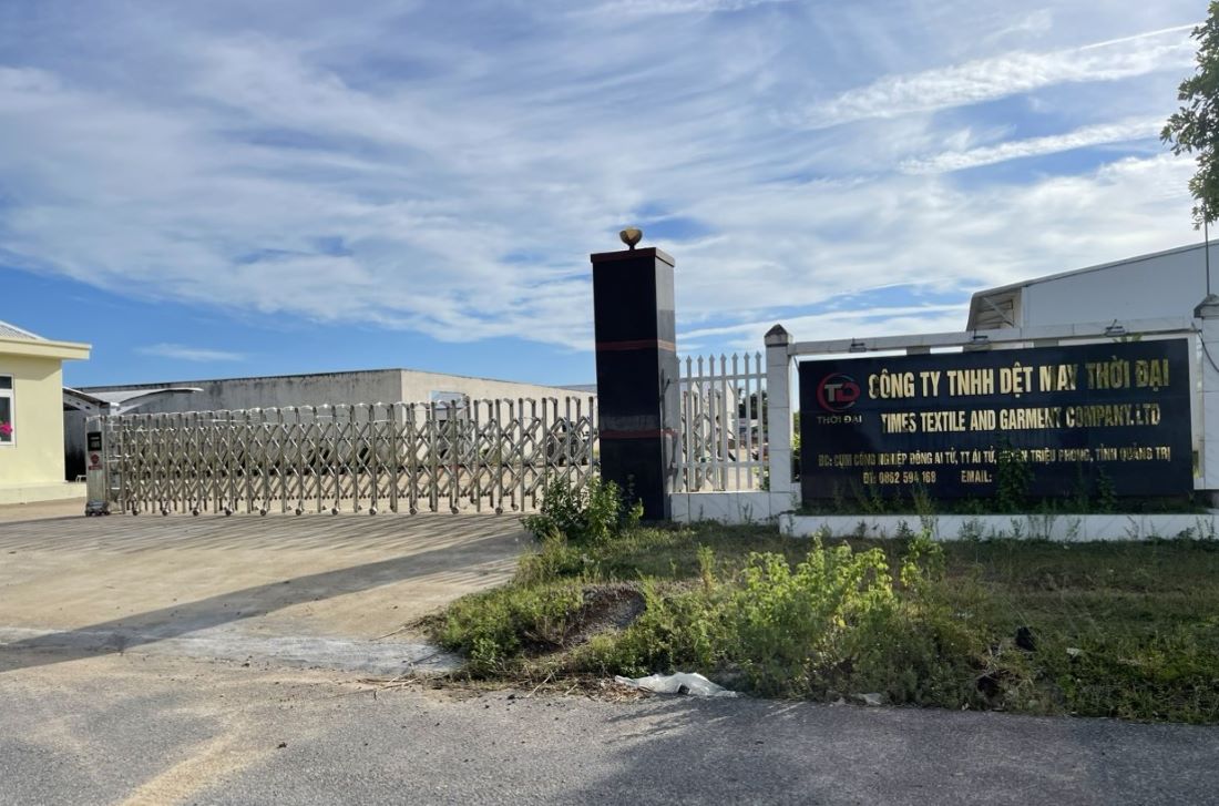 Tỉnh Quảng Trị thống nhất việc Công ty TNHH Dệt may Thời Đại bán cổ phần cho nhà đầu tư nước ngoài. Ảnh: Hưng Thơ.