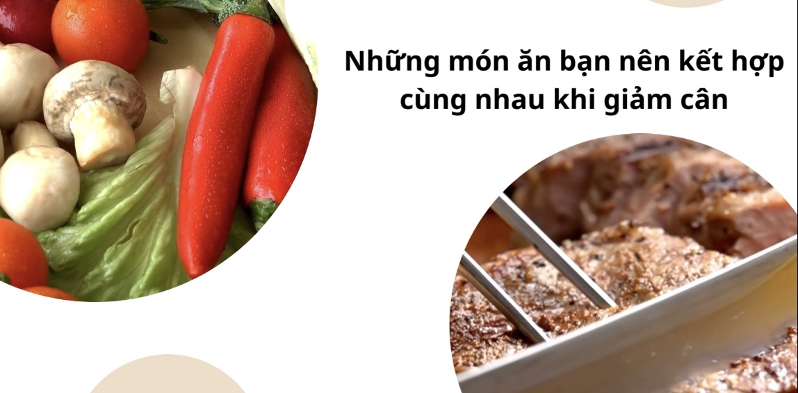 Những món ăn khi kết hợp với nhau sẽ giúp bạn giảm cân hiệu quả. Đồ hoạ: Hương Giang 