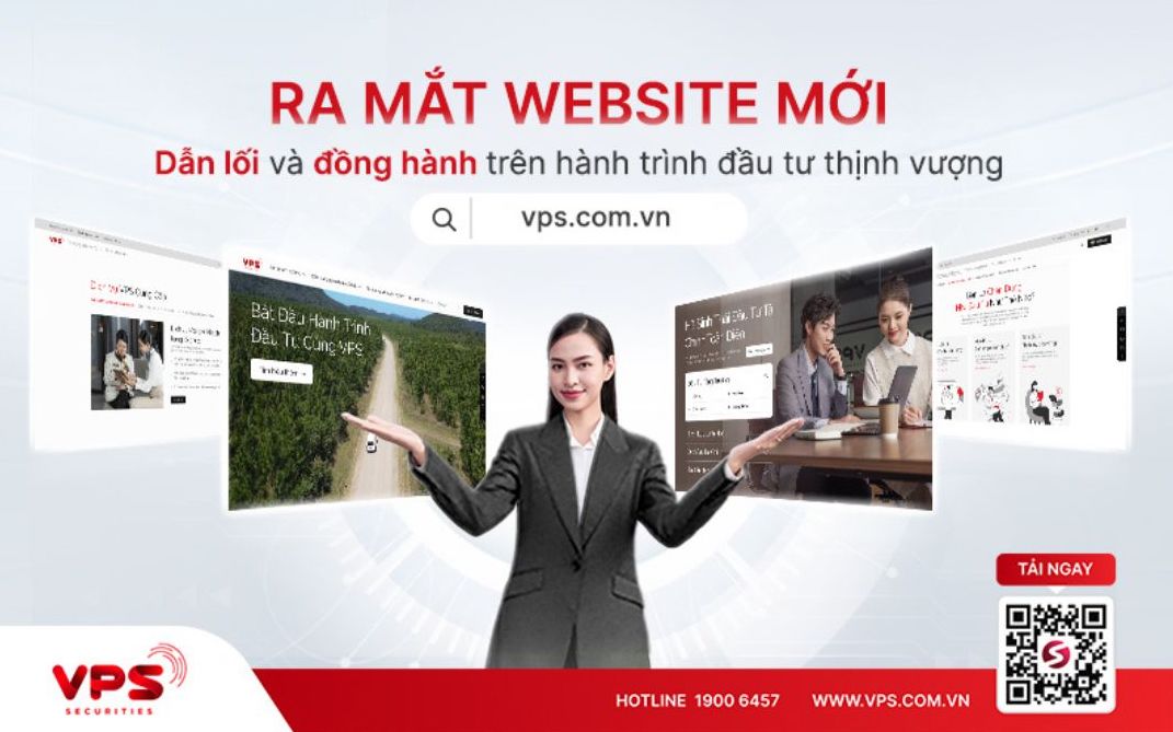 Chứng khoán VPS chính thức ra mắt website mới
