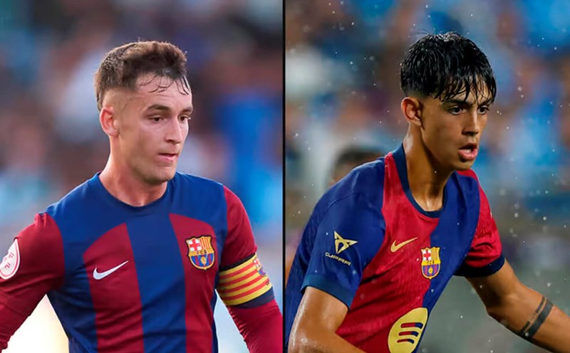 Marc Casado và Marc Bernal là những hi vọng mới của Blaugrana ở hàng tiền vệ. Ảnh: FC Barcelona