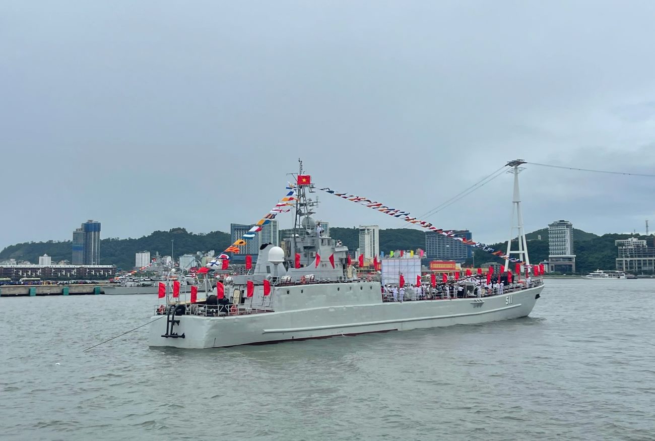 The memorial service was held at the place where a fierce battle took place 60 years ago. Photo: Thuy Duong