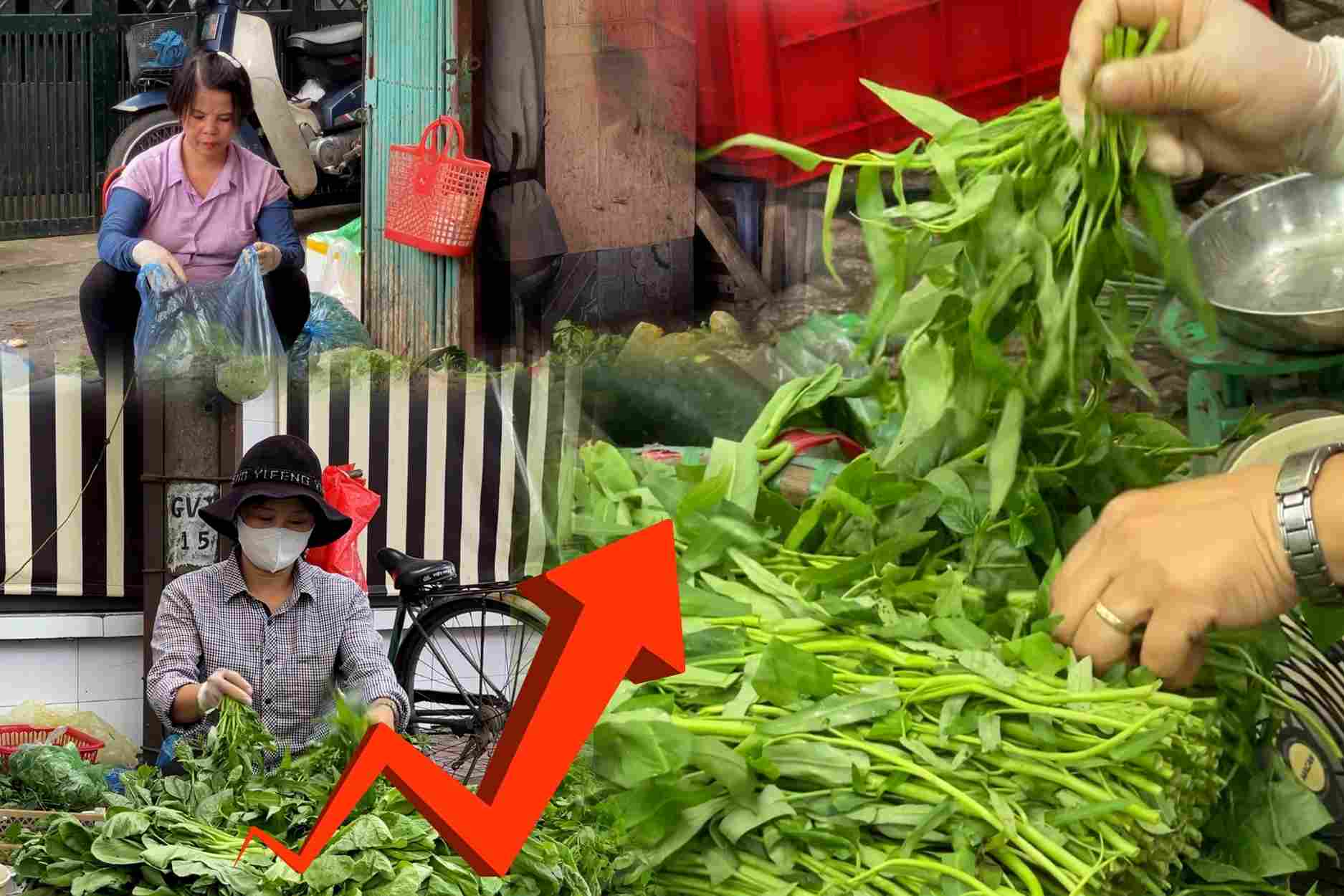 Giá rau xanh tăng phi mã