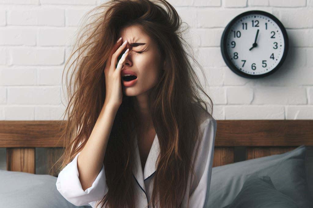 Đau đầu, chóng mặt và mệt mỏi vào buổi sáng có thể là dấu hiệu cho thấy bạn bị huyết áp cao. Ảnh: AI -  Ngọc Thùy