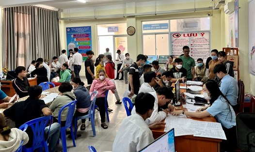 Tỉnh Đồng Tháp có hơn 1.000 học sinh vừa tốt nghiệp THPT đăng ký đi làm việc nước ngoài có thời hạn mỗi năm. Ảnh: Trung tâm Dịch vụ việc làm Đồng Tháp cung cấp.