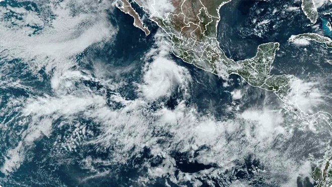 The latest storm Carlotta has formed in the Pacific Ocean. Photo: NOAA