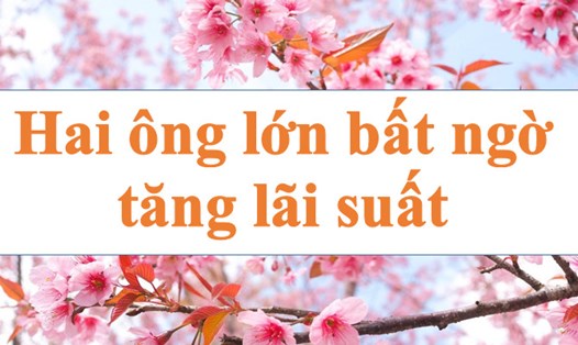 Hai "ông lớn" ngân hàng tăng lãi suất. Ảnh minh họa: Hà Vy