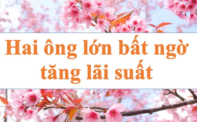 Hai "ông lớn" ngân hàng tăng lãi suất. Ảnh minh họa: Hà Vy