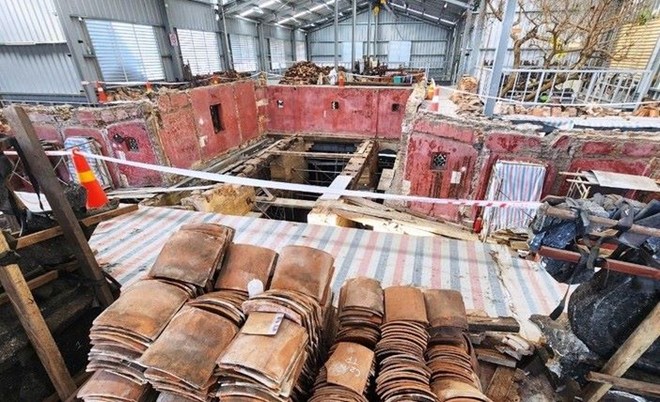 Covered Bridge has been completely demolished for restoration and embellishment. Photo: An Thuong