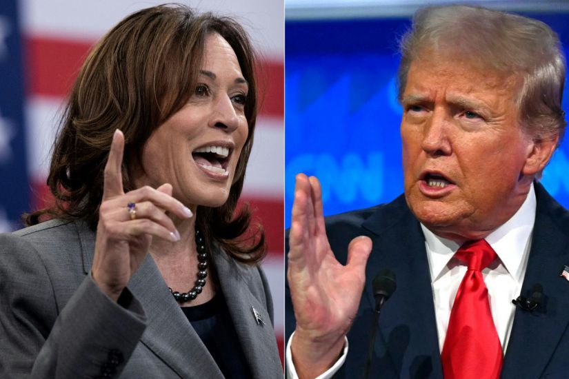 Ông Donald Trump và bà Kamala Harris. Ảnh: AFP