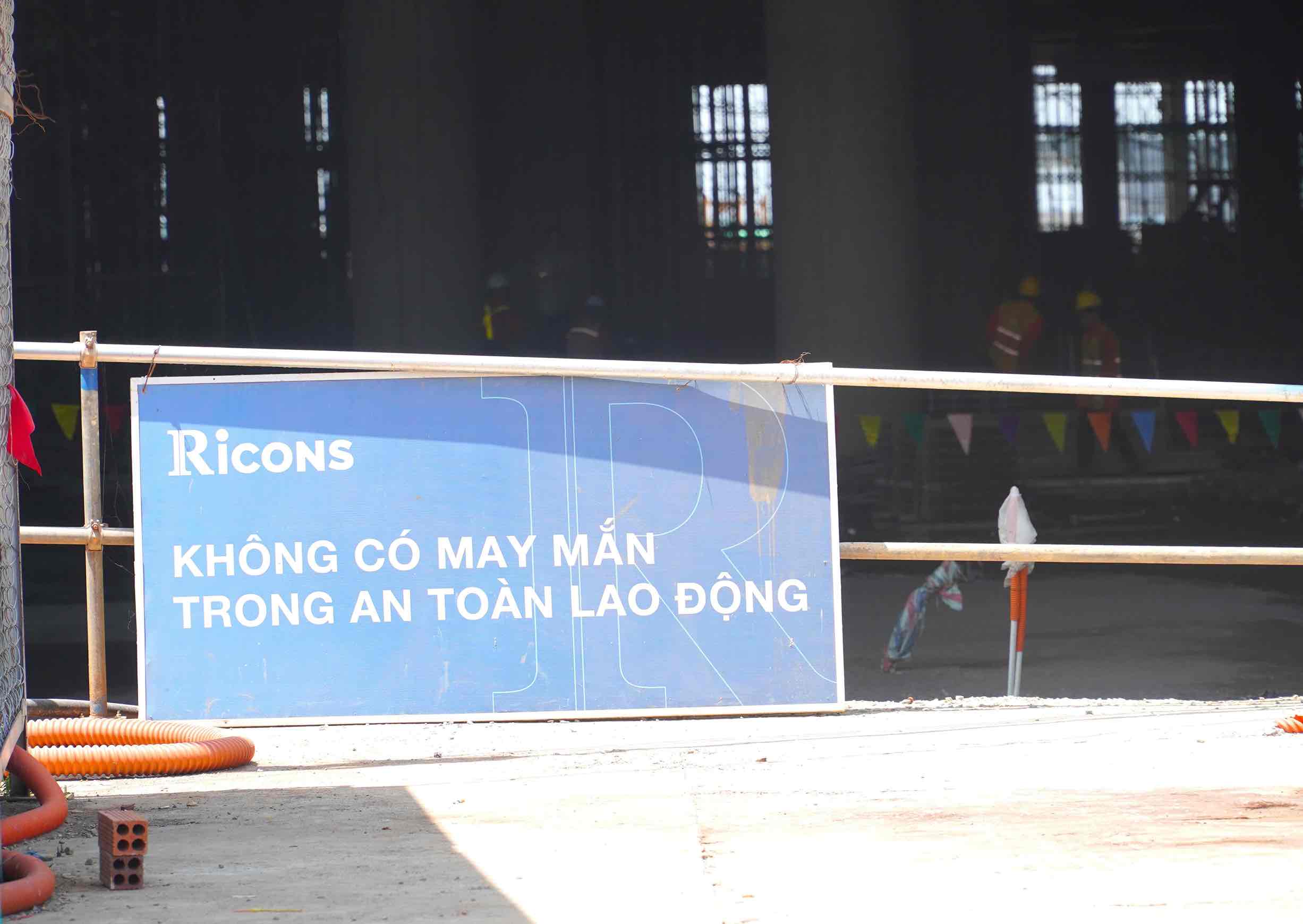 Công tác đảm bảo an toàn lao động trong quá trình thi công tại dự án sân bay Long Thành cũng đặc biệt được quan tâm.