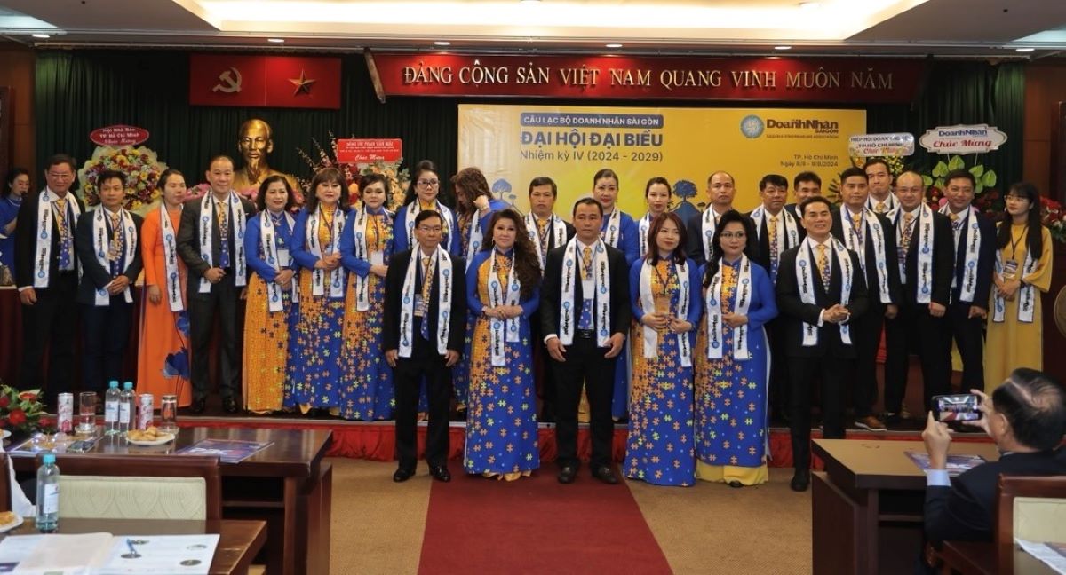 Đại hội Đại biểu Câu lạc bộ Doanh nhân Sài Gòn - Nhiệm kỳ IV. Ảnh: CLB