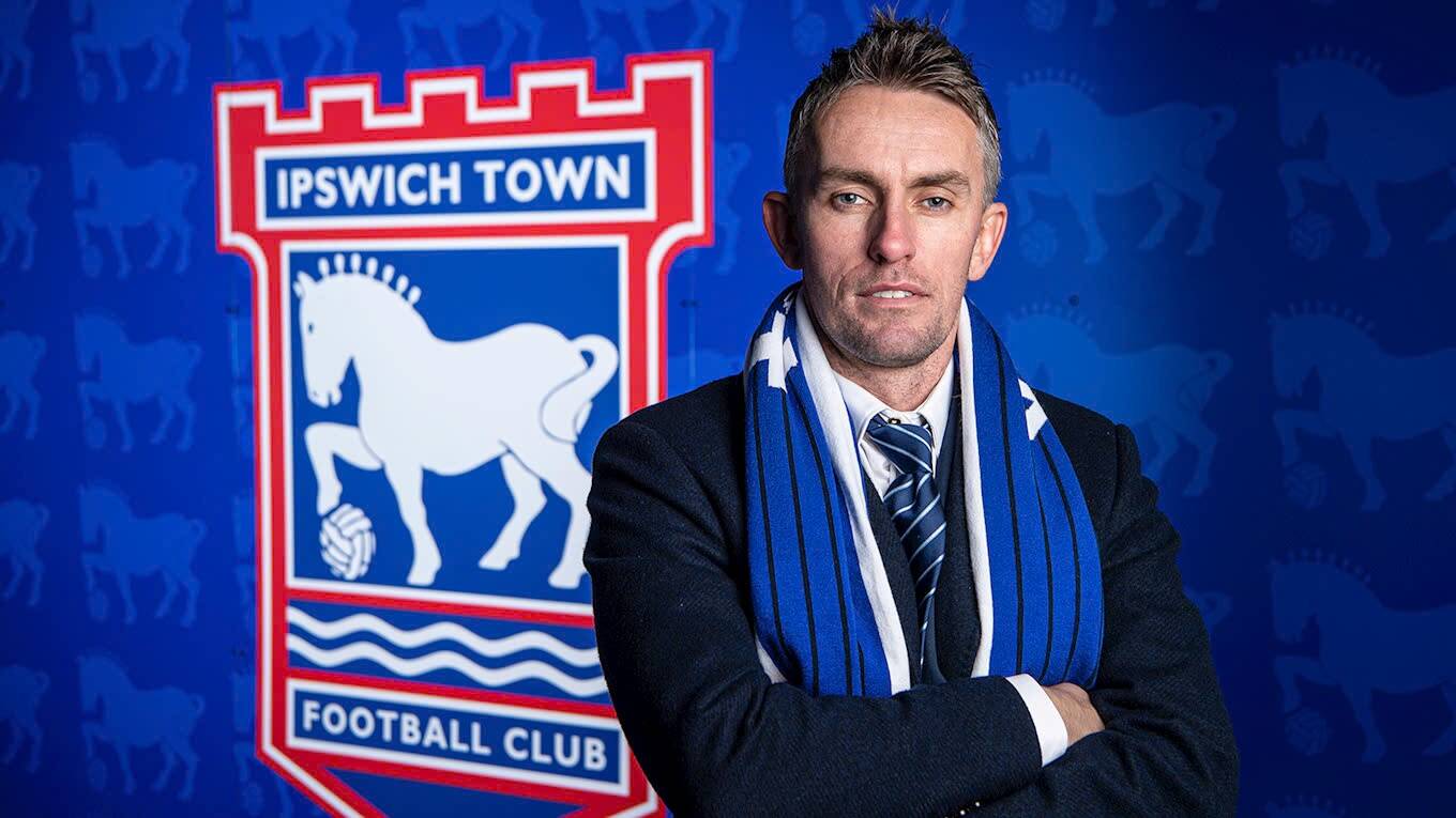 McKenna begins leading Ipswich Town in 2021. Photo: Ipswich Town